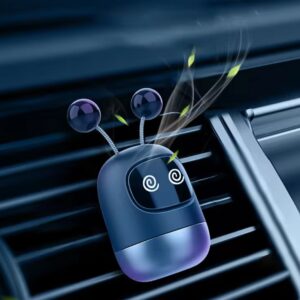 Cute Shaking Robot Car Air Freshener Funny Expression